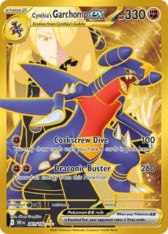 Cynthia's Garchomp ex, Hyper Rare